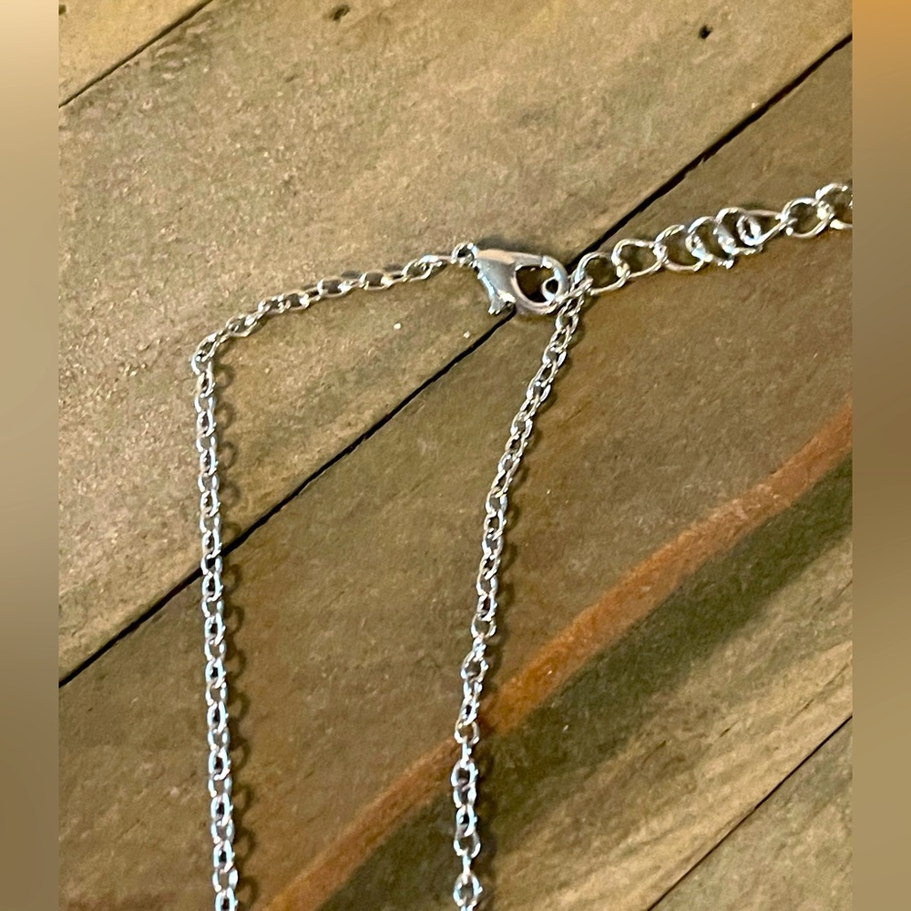 Ballet Dancer, Dancing Emerald Color Gemstones Necklace Silver Plated Ballerina - Picture 12 of 12
